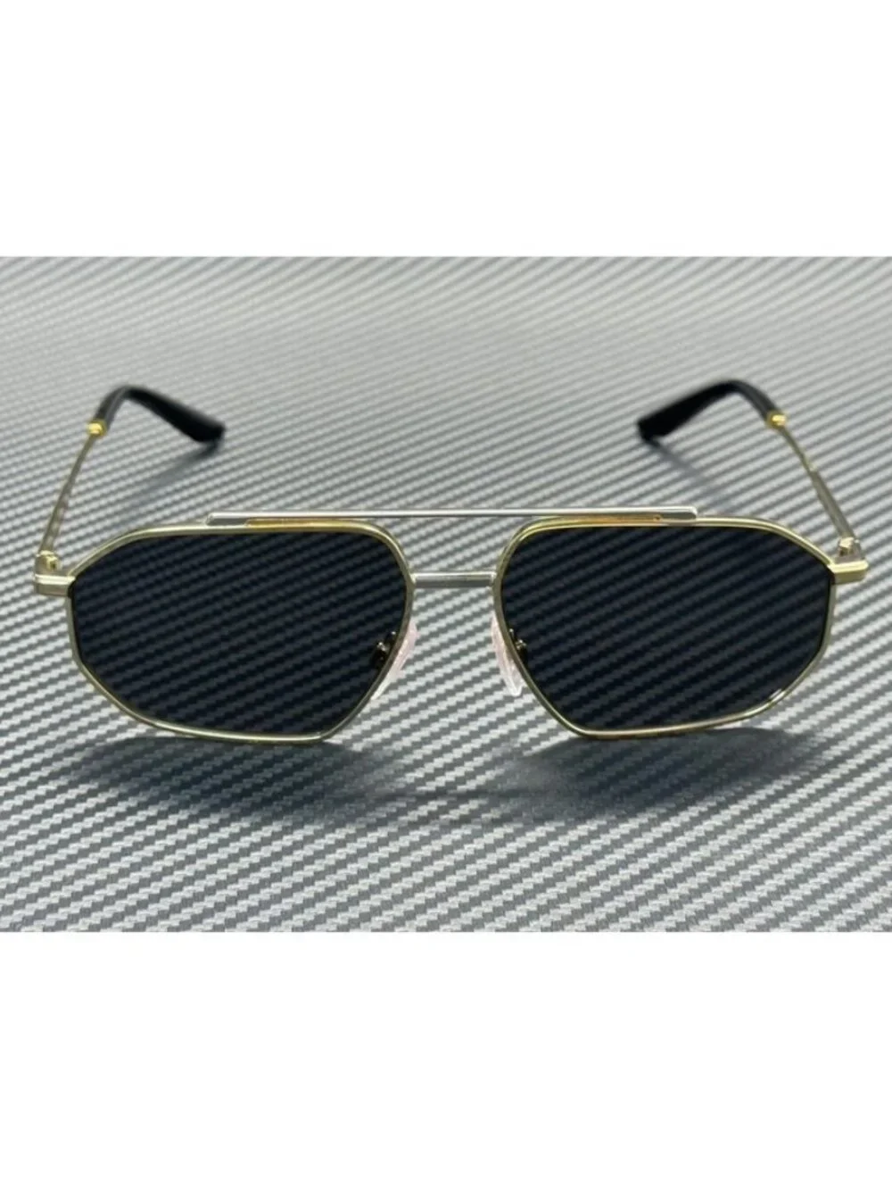 New Dolce & Gabbana Men Gold Sunglasses 59-15-145